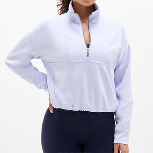 Athleta Seasoft Rib 1/4 Zip Popover